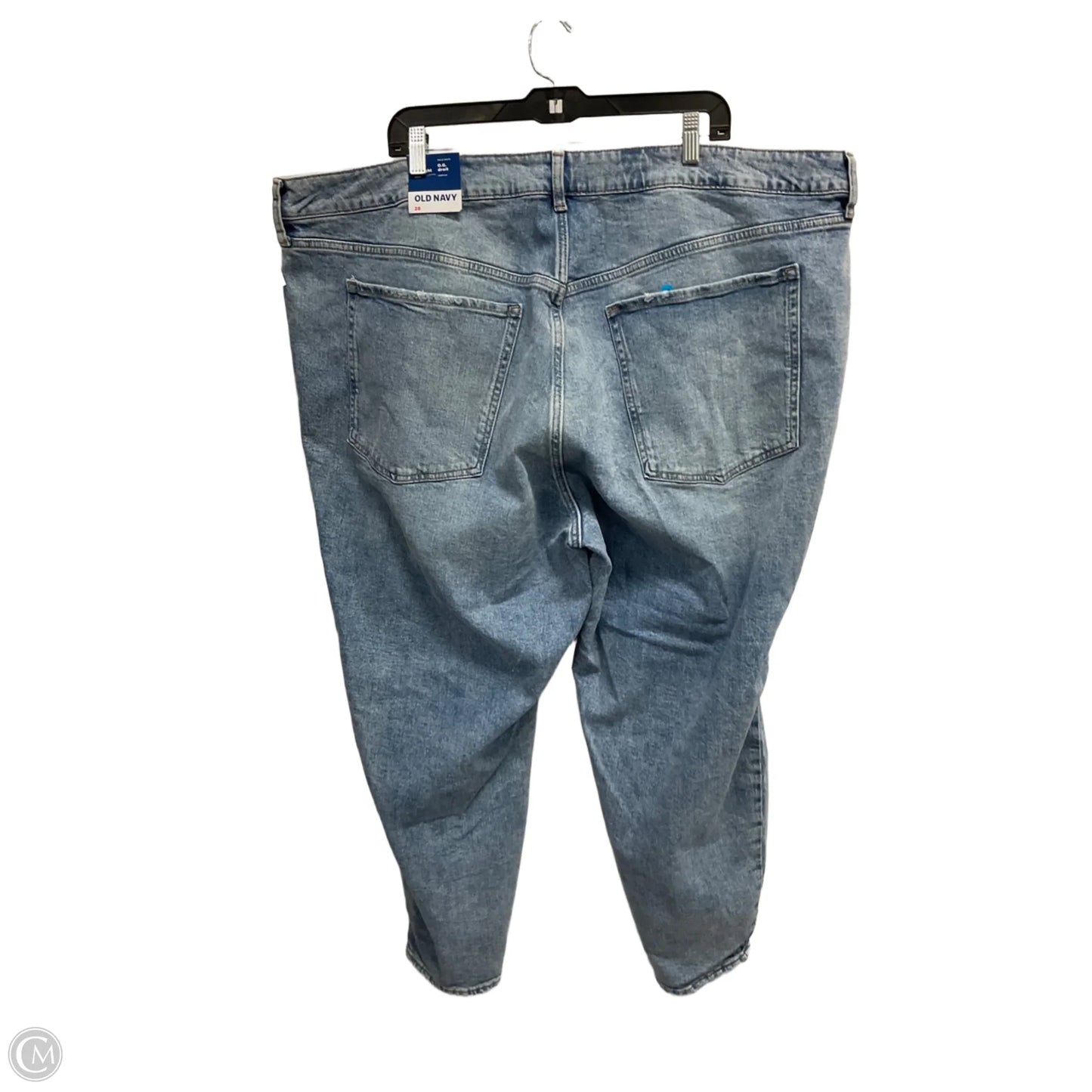 Jeans Straight By Old Navy In Blue Denim, Size: 28