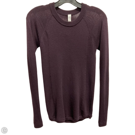 Sweater By Lululemon In Purple, Size: Xs