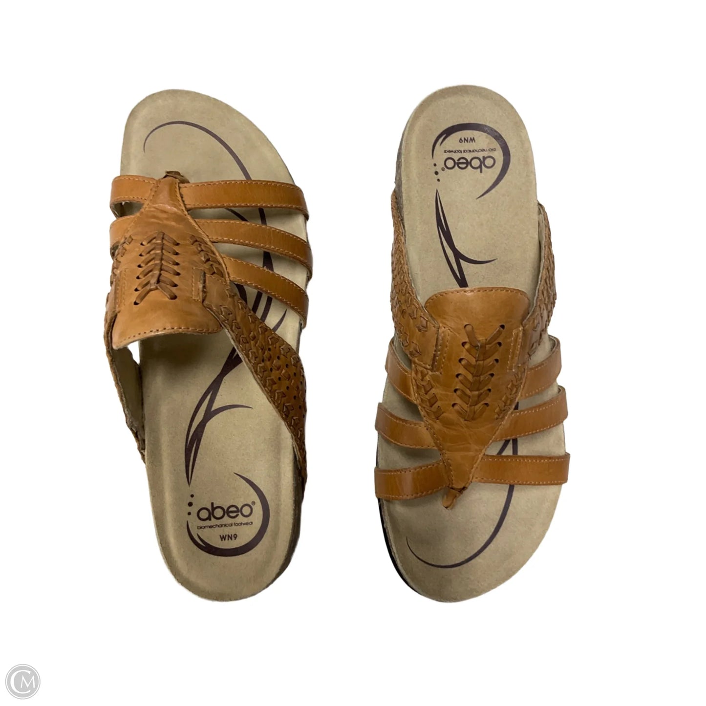 Sandals Flats By Abeo In Brown, Size: 9