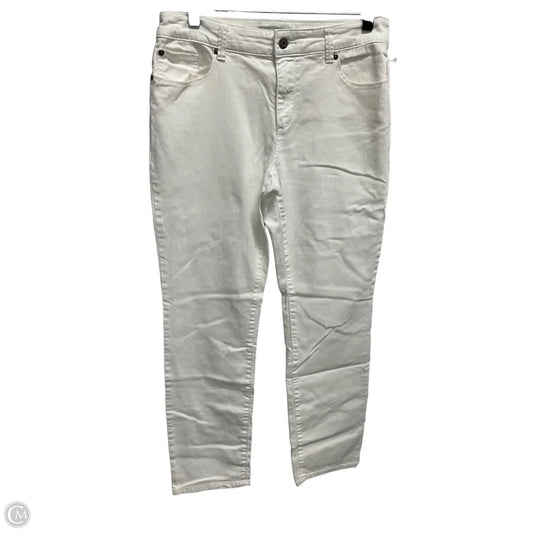 Jeans Straight By Chicos In White, Size: 8p