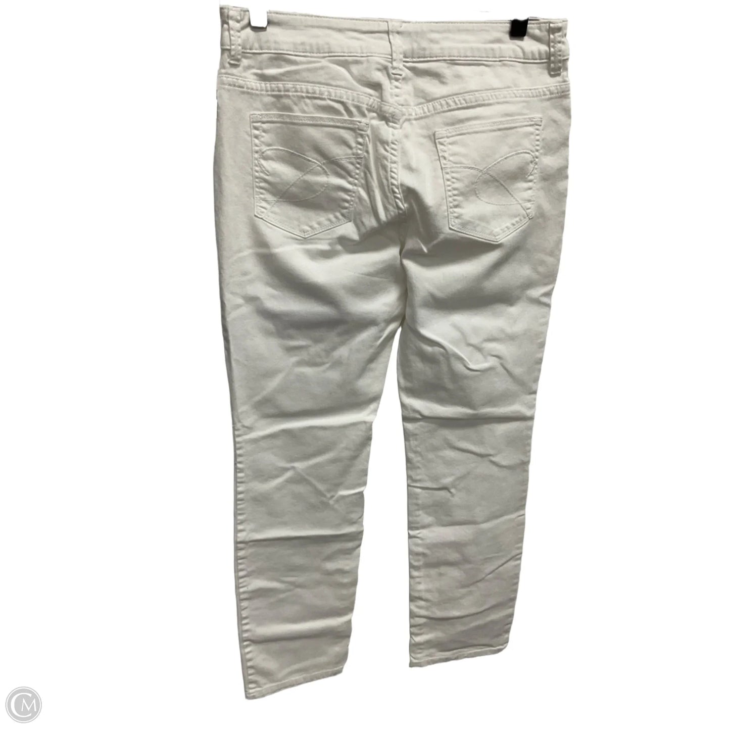 Jeans Straight By Chicos In White, Size: 8p