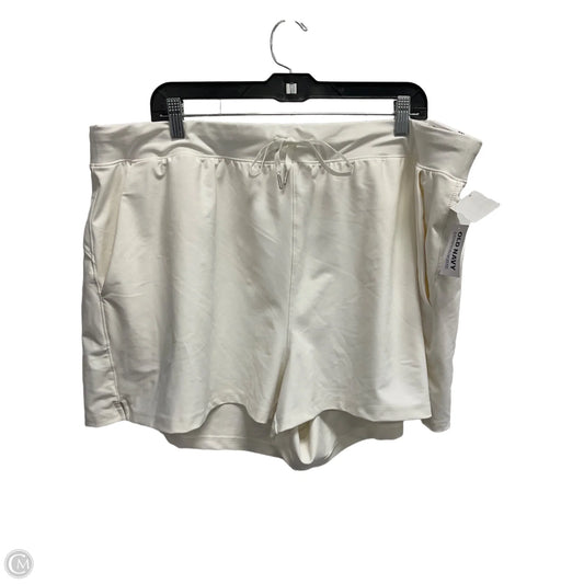 Athletic Shorts By Old School In White, Size: Xxl