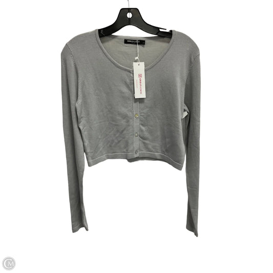 Cardigan By Clothes Mentor In Grey, Size: L