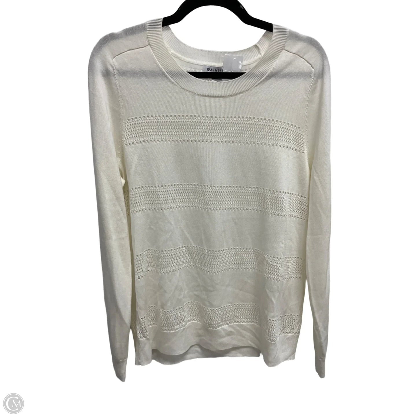 Sweater By Athleta In Cream, Size: L