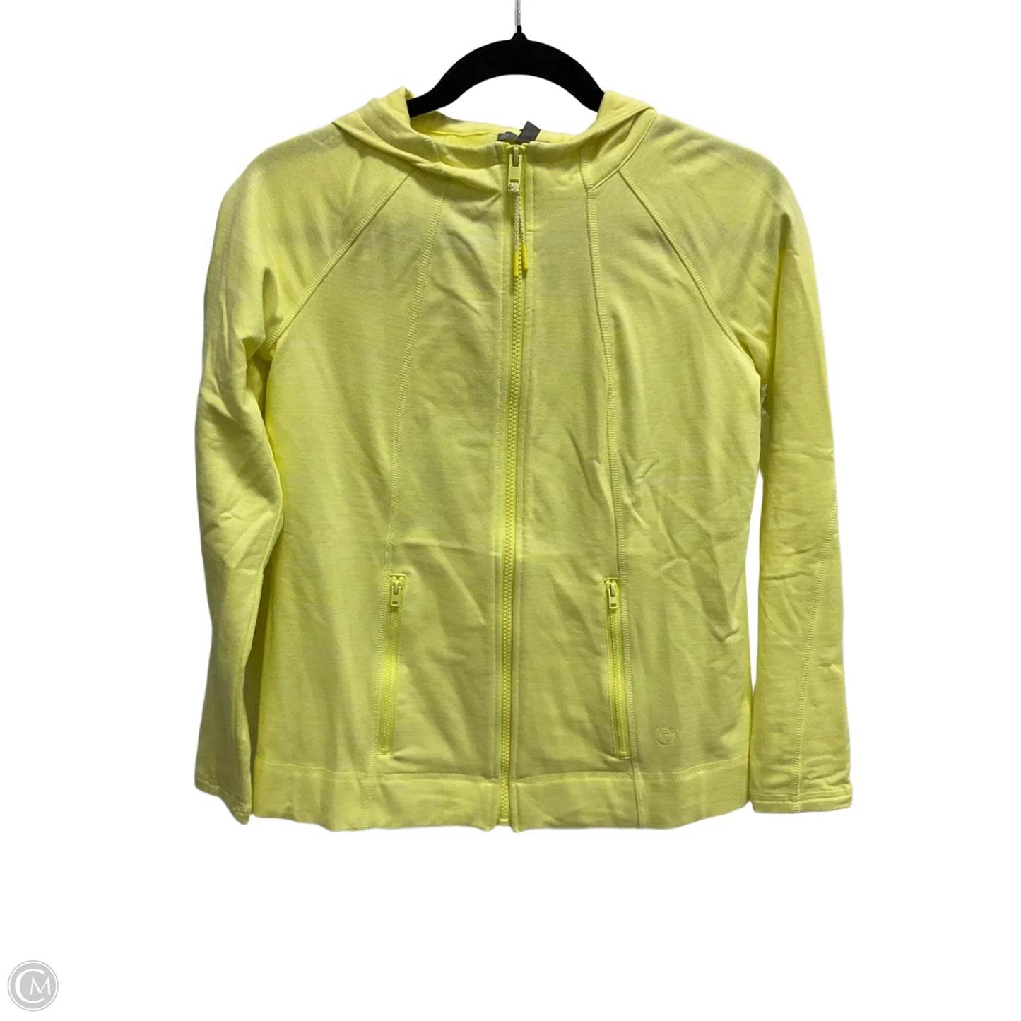 Athletic Jacket By Talbots In Yellow, Size: Xs