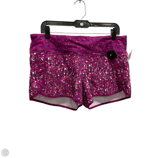 Athletic Shorts By Lululemon In Pink, Size: M