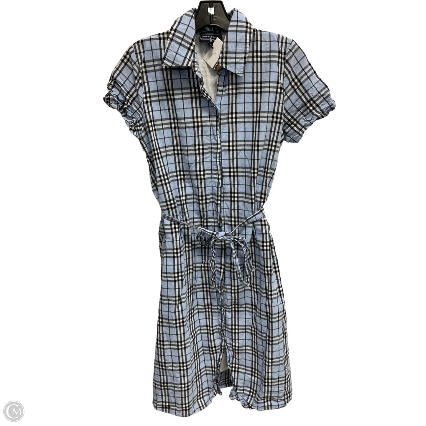 Dress Casual Midi By Clothes Mentor In Plaid Pattern, Size: M