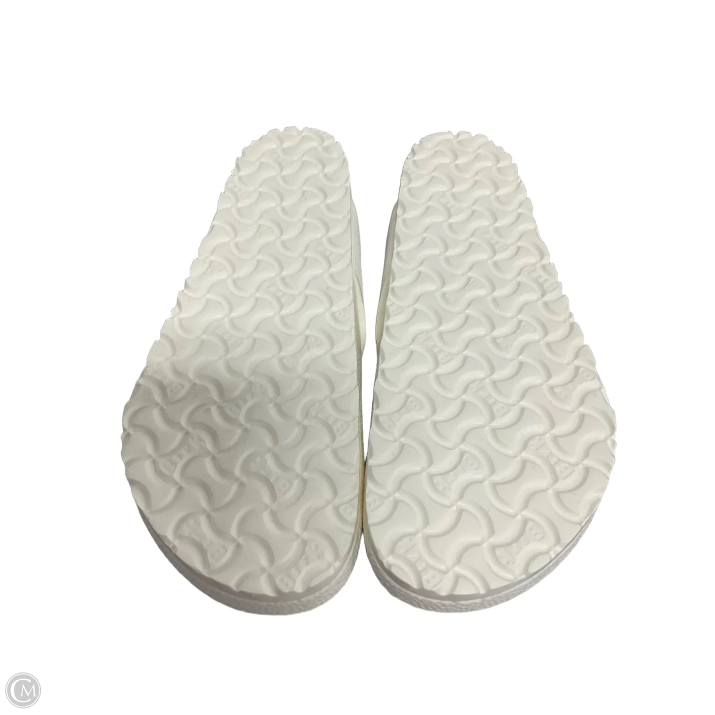 Sandals Flats By Birkenstock In White, Size: 10