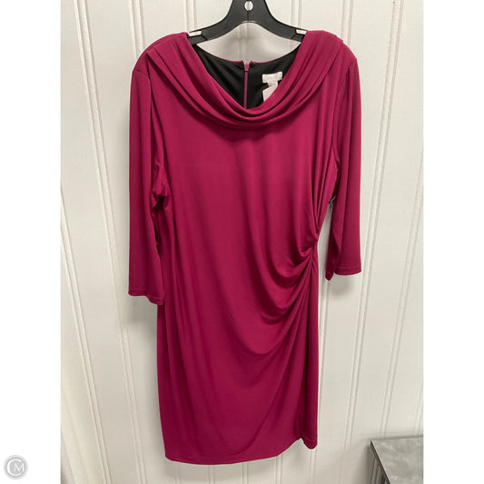 Dress Work By Chicos In Maroon, Size: L