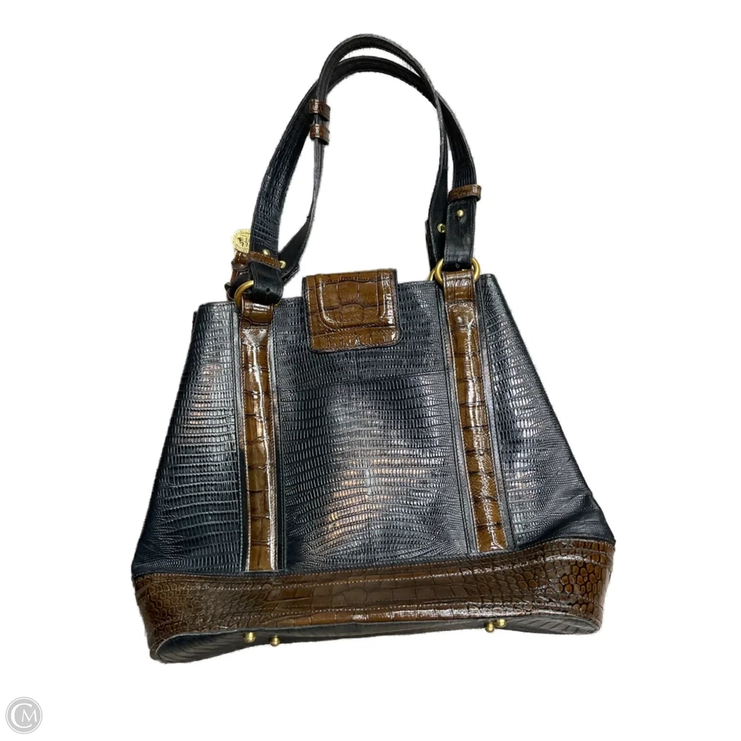 Handbag Designer By Brahmin, Size: Large