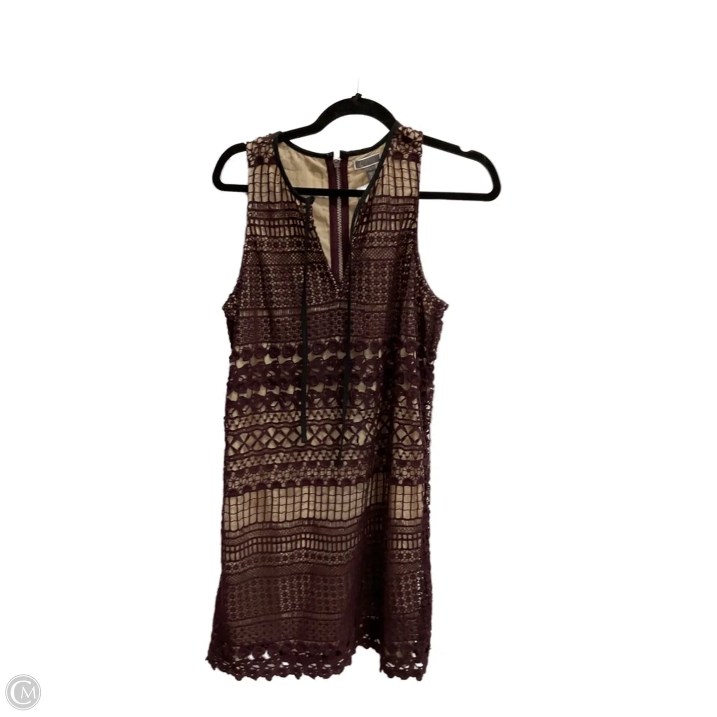 Dress Casual Short By Chelsea 28 In Maroon, Size: M