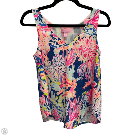 Top Short Sleeve Designer By Lilly Pulitzer In Multi-colored, Size: Xs