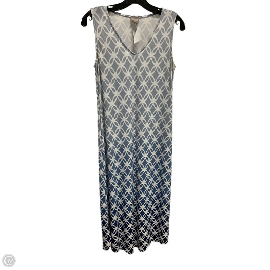 Dress Casual Maxi By Chicos In Blue, Size: S