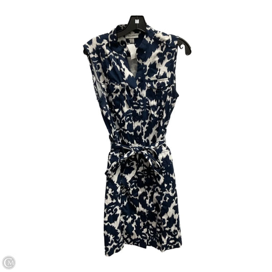 Dress Casual Midi By Dressbarn In Navy, Size: M