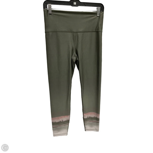 Athletic Leggings By Athleta In Green, Size: M