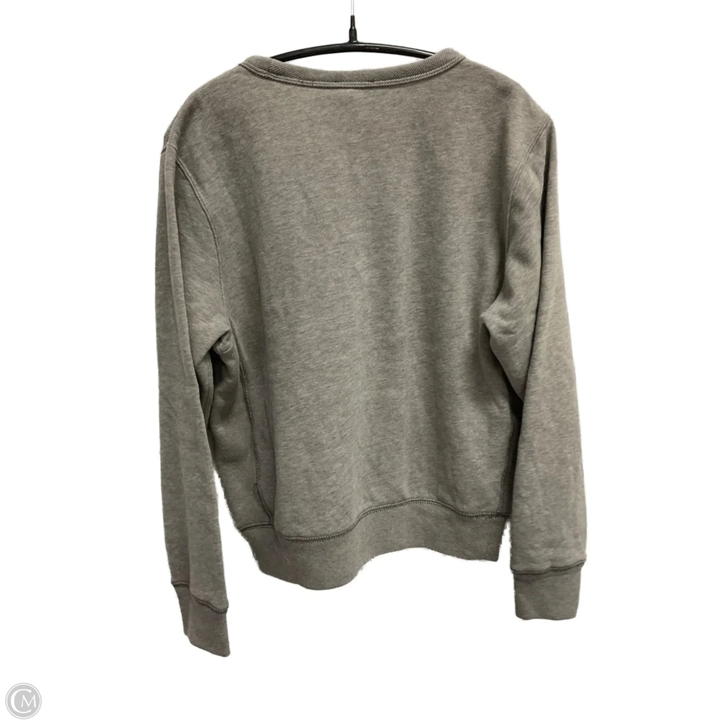 Sweatshirt Collar By Polo Ralph Lauren In Grey, Size: L