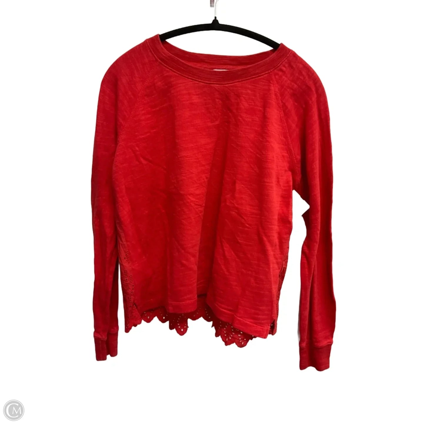 Sweatshirt Crewneck By J. Crew In Red, Size: M