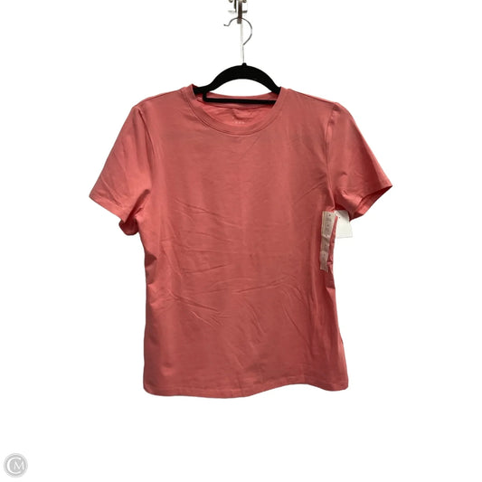 Top Short Sleeve Basic By A New Day In Pink, Size: S
