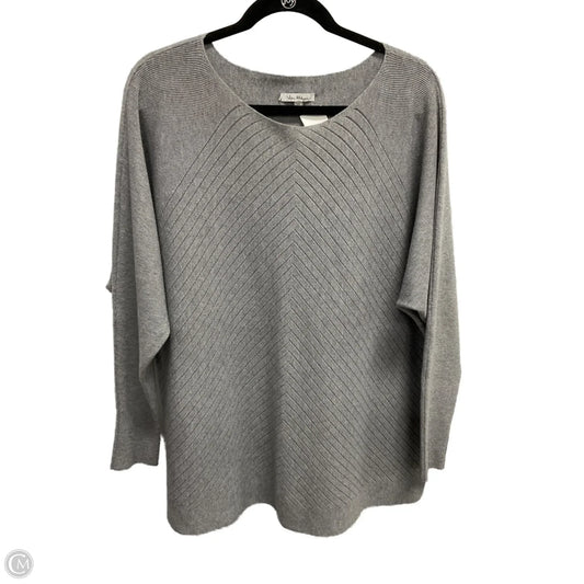 Sweater By Vila Milano In Grey, Size: 1x