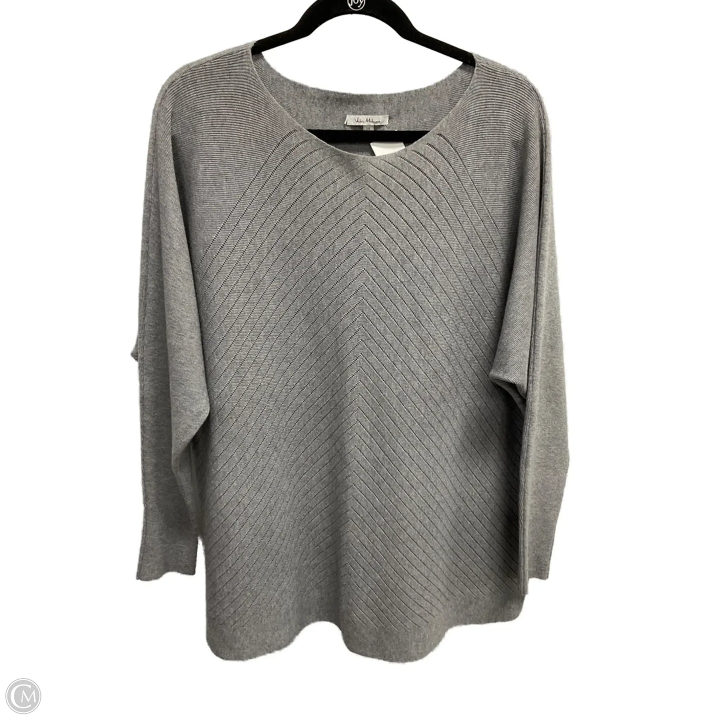 Sweater By Vila Milano In Grey, Size: 1x