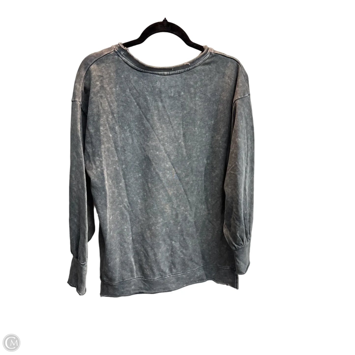 Top Long Sleeve By Mustard Seed In Green, Size: S