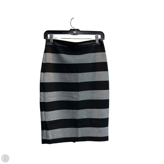 Skirt Midi By Banana Republic In Striped Pattern, Size: 4p