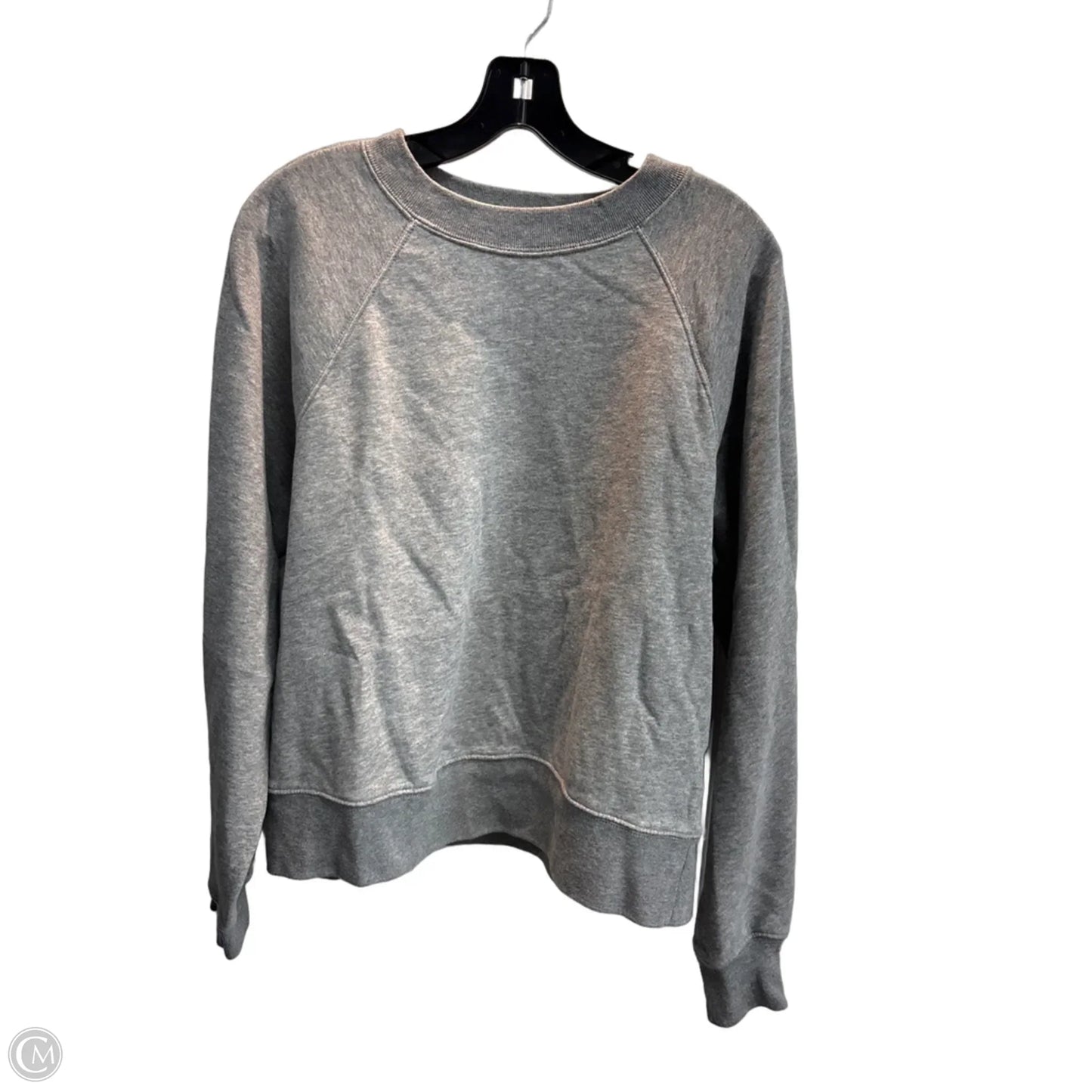 Sweatshirt Crewneck By Abercrombie And Fitch In Grey, Size: M
