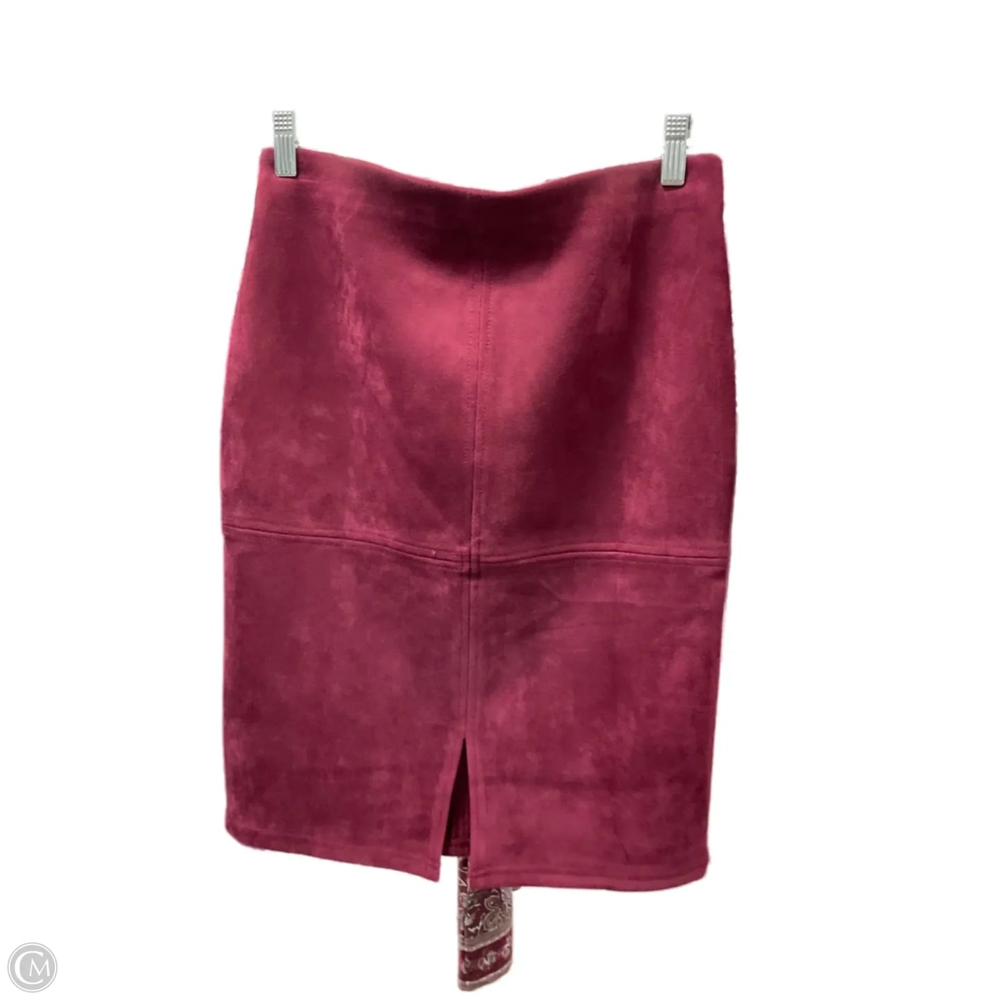 Skirt Midi By Roz And Ali In Maroon, Size: 2