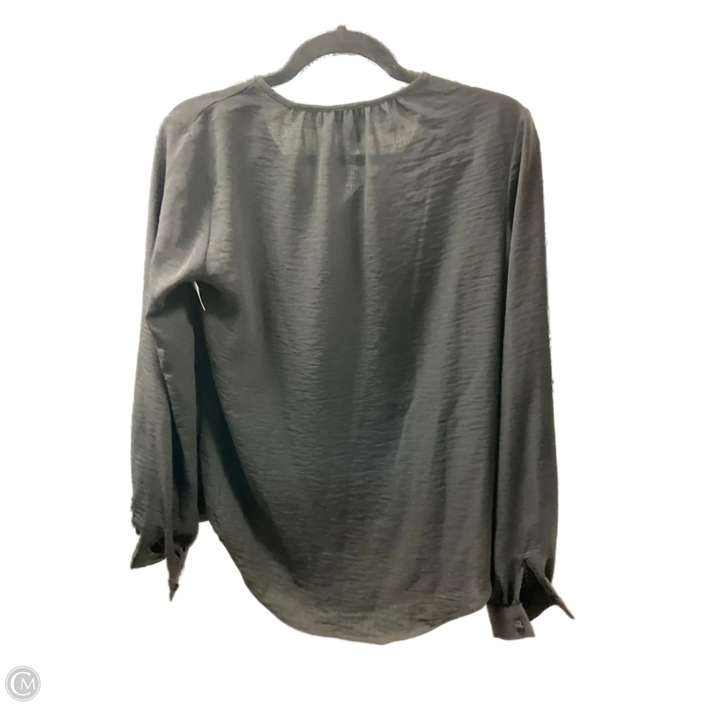 Blouse Long Sleeve By Nine West In Black, Size: Xs