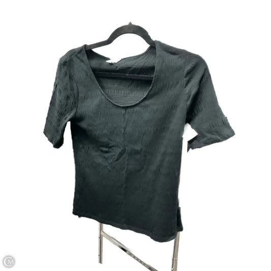 Top Short Sleeve Basic By A New Day In Black, Size: S