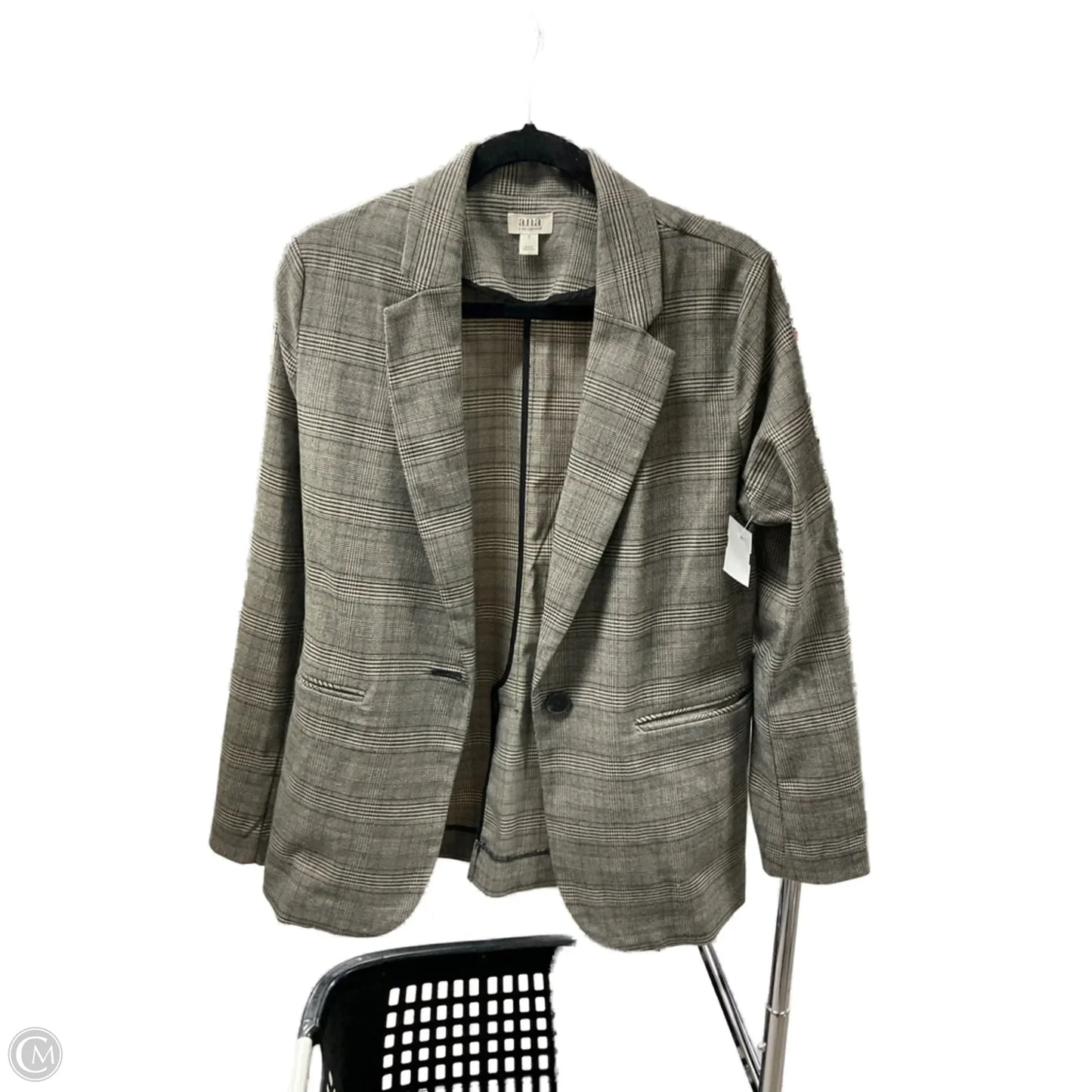 Blazer By Ana In Plaid Pattern, Size: S