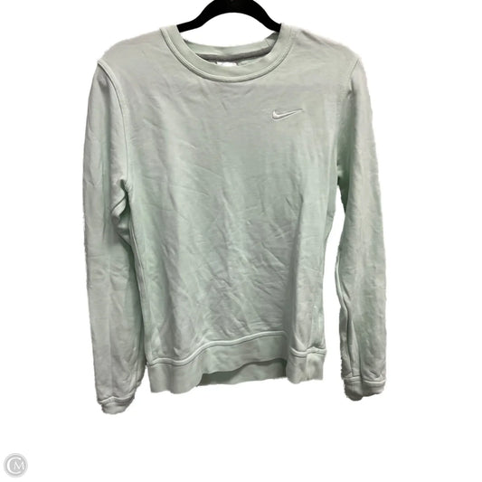 Athletic Sweatshirt Crewneck By Nike In Blue, Size: S