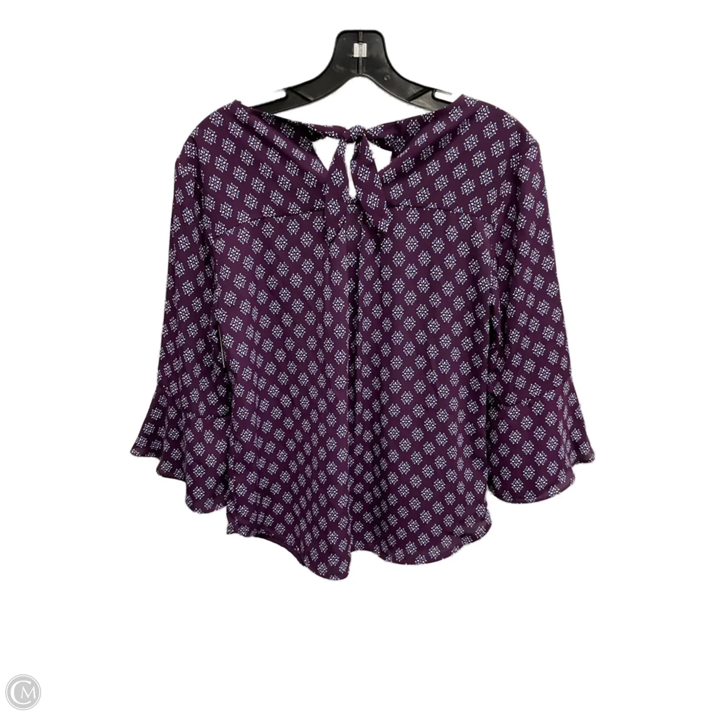 Top 3/4 Sleeve By 41 Hawthorn In Purple, Size: Xs
