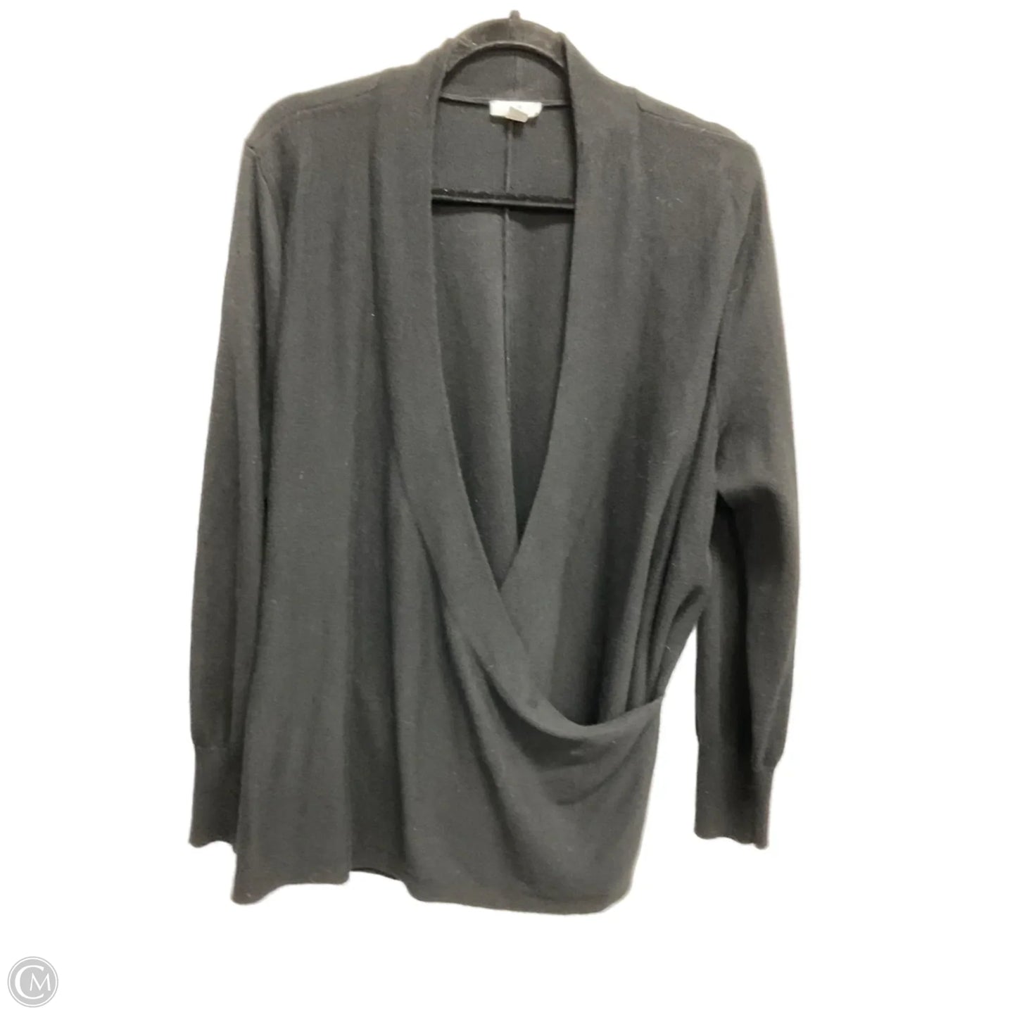 Top Long Sleeve By J. Jill In Black, Size: Xlp