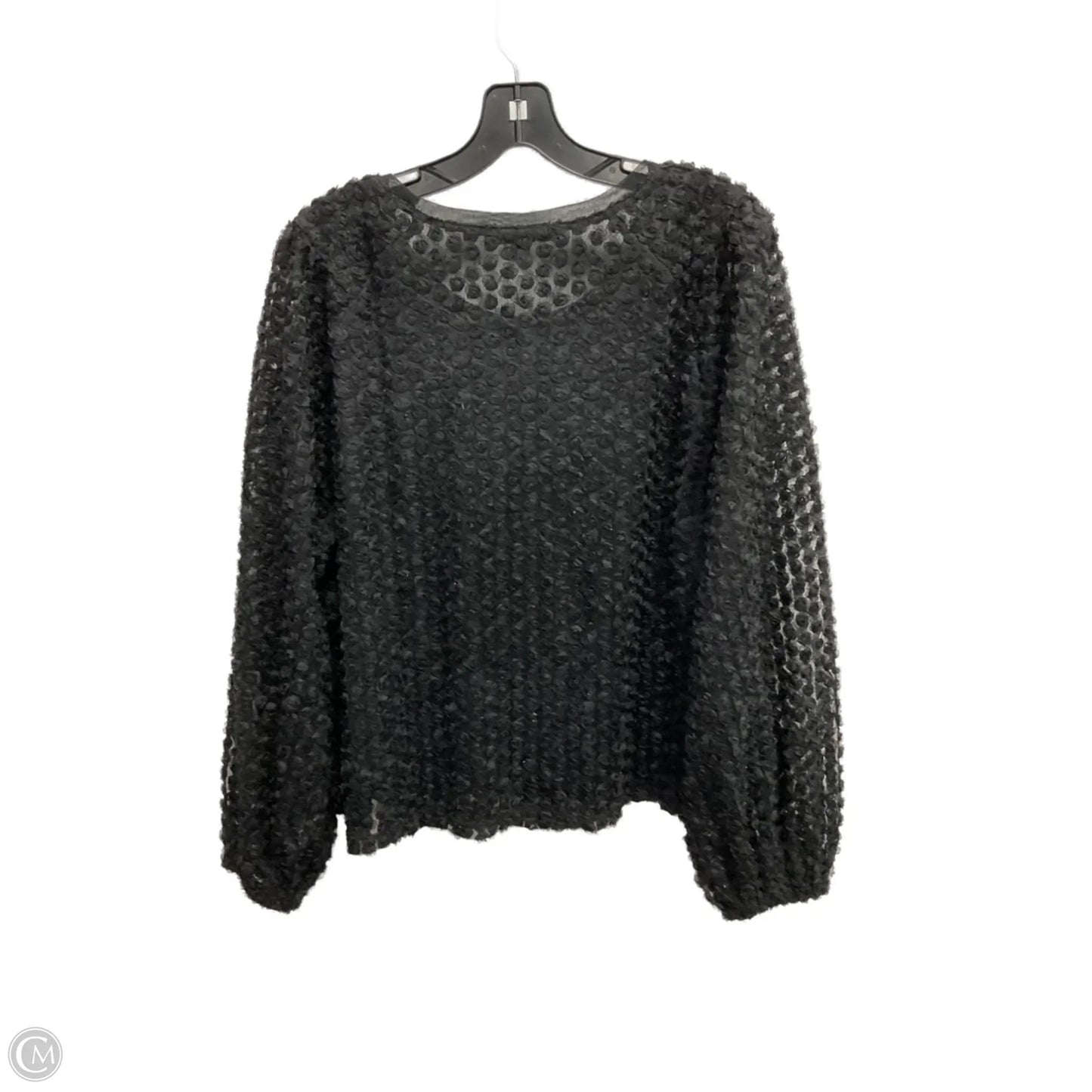 Top Long Sleeve By Inc In Black, Size: Xl