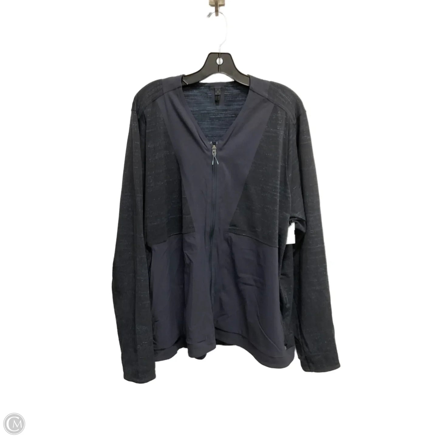 Athletic Jacket By Lululemon In Blue, Size: Xxl