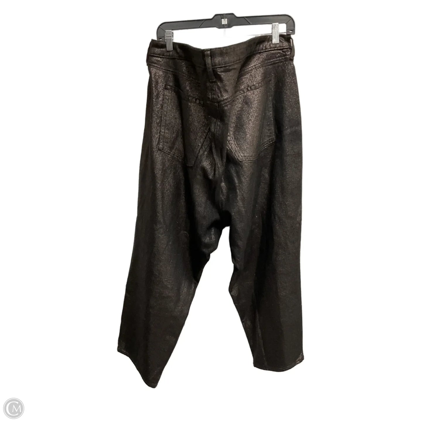 Jeans Straight By Old Navy In Black & Gold, Size: 26