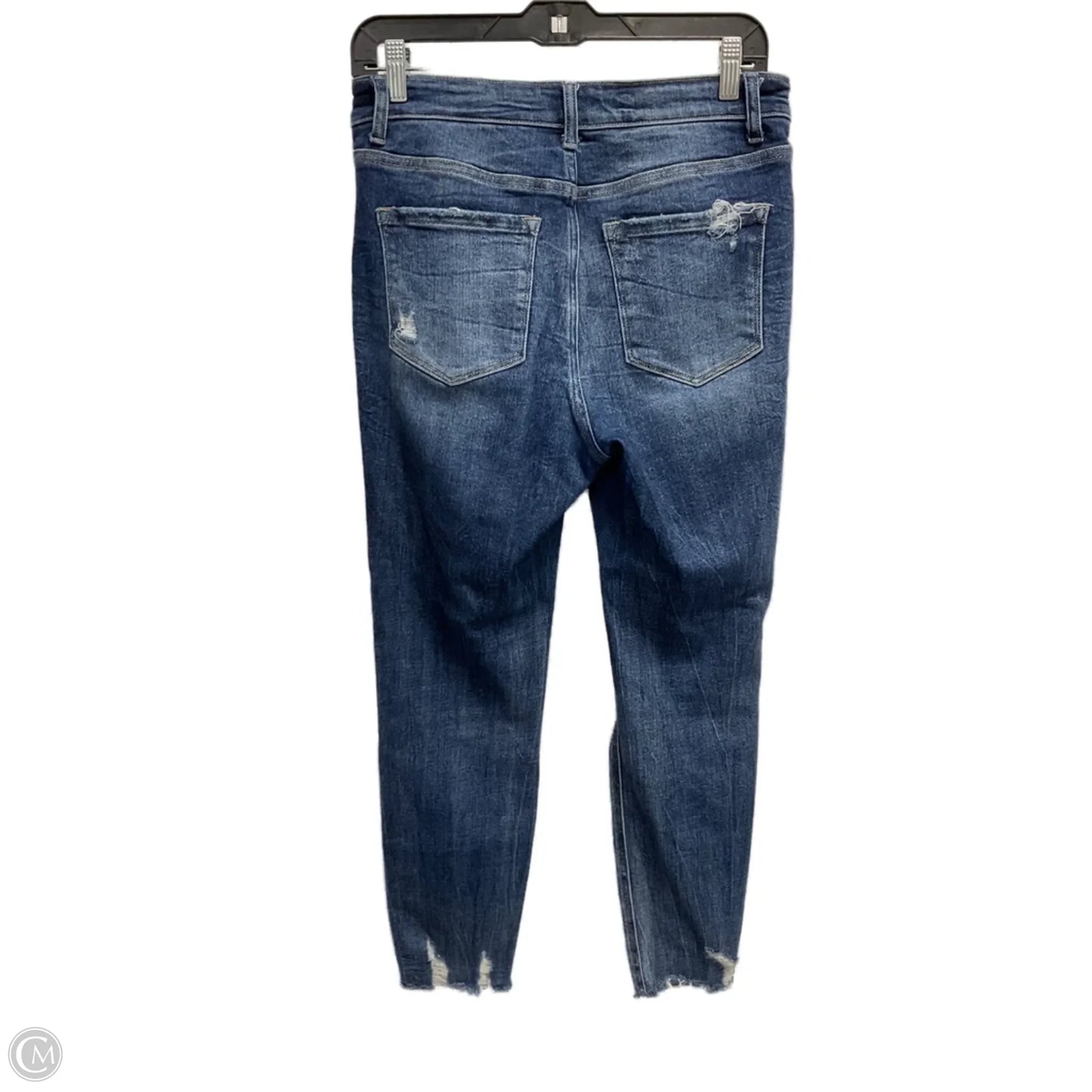 Jeans Skinny By Flying Monkey In Blue Denim, Size: 8