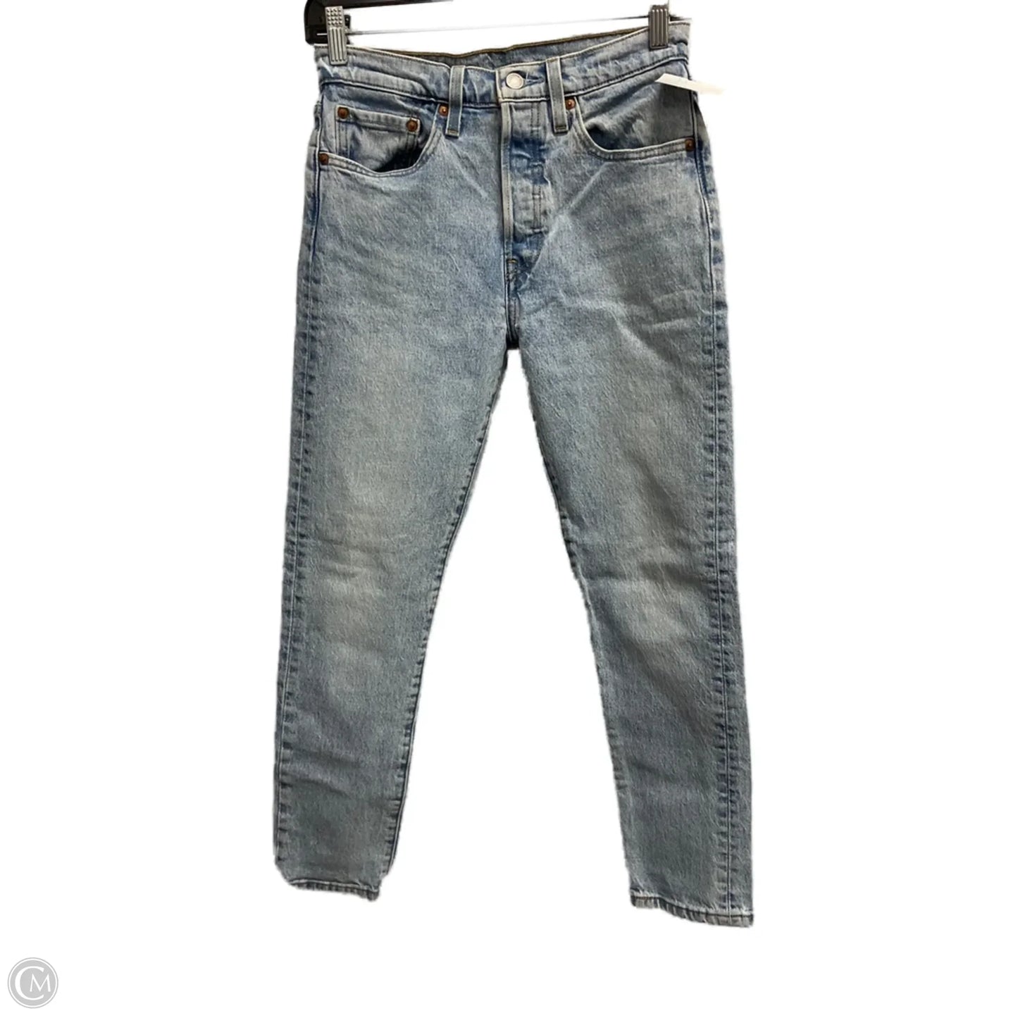 Jeans Skinny By Levis In Blue Denim, Size: 2