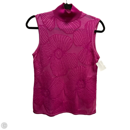 Top Sleeveless By Cma In Pink, Size: Sp