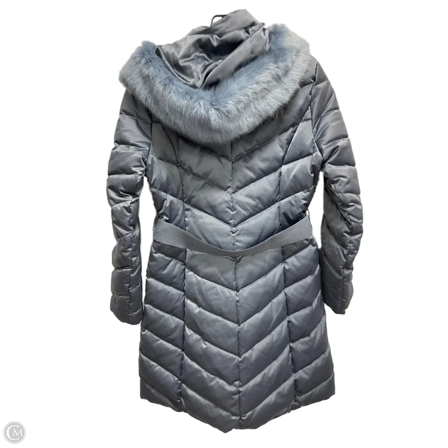 Coat Puffer & Quilted By Ted Baker In Blue, Size: Xs