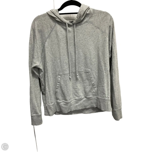 Sweatshirt Hoodie By J. Crew In Grey, Size: M