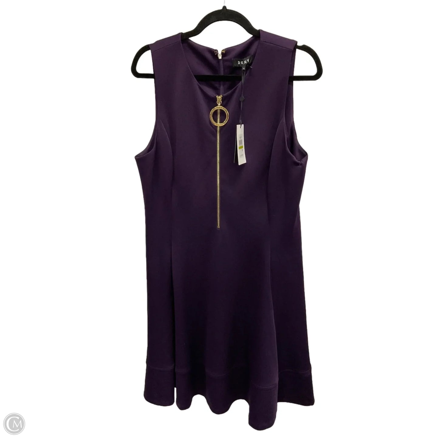 Dress Work By Dkny In Purple, Size: L
