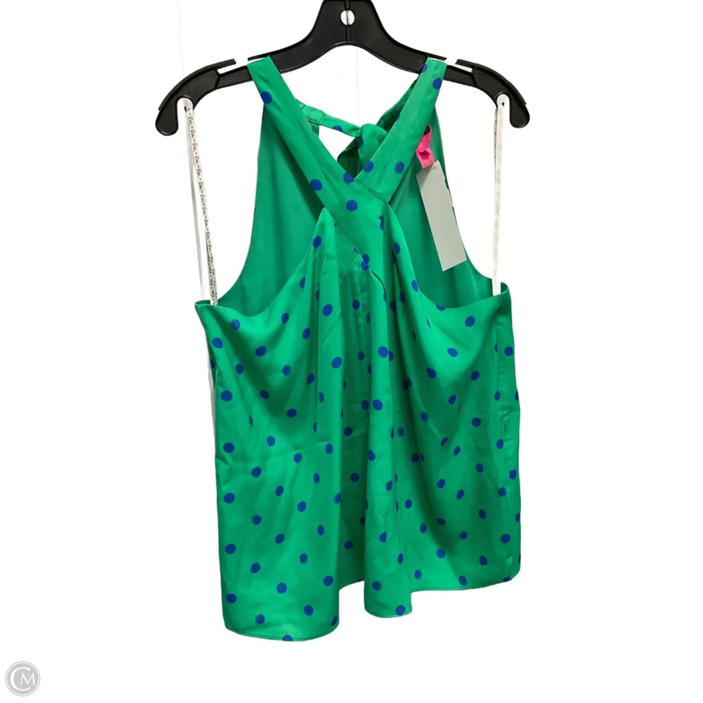 Top Sleeveless Designer By Lilly Pulitzer In Polkadot Pattern, Size: L