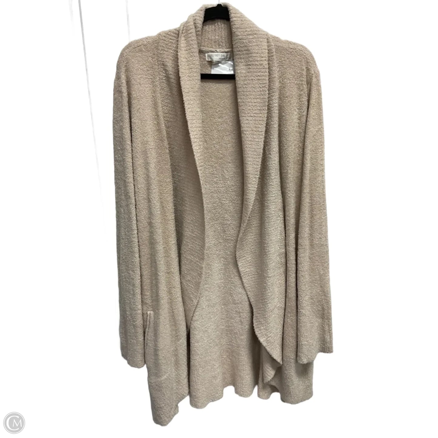 Sweater Cardigan By Barefoot Dreams In Beige, Size: 3x