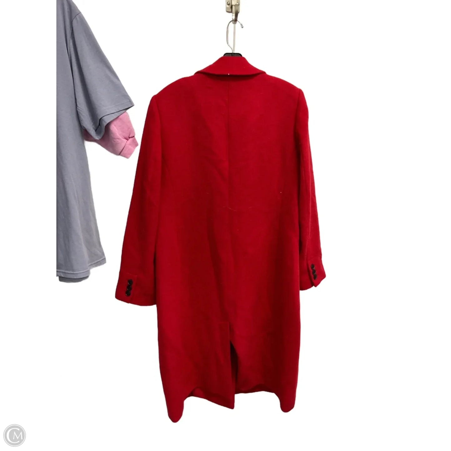 Coat Peacoat By Loft In Red, Size: M
