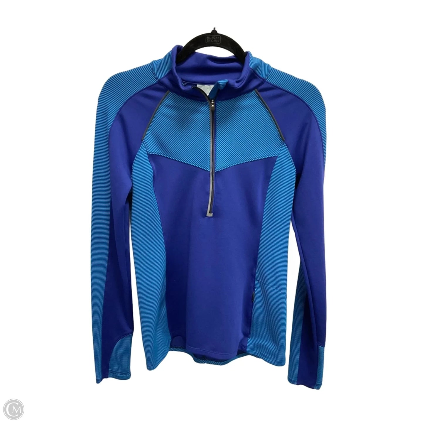 Athletic Top Long Sleeve Collar By Athleta In Blue, Size: S