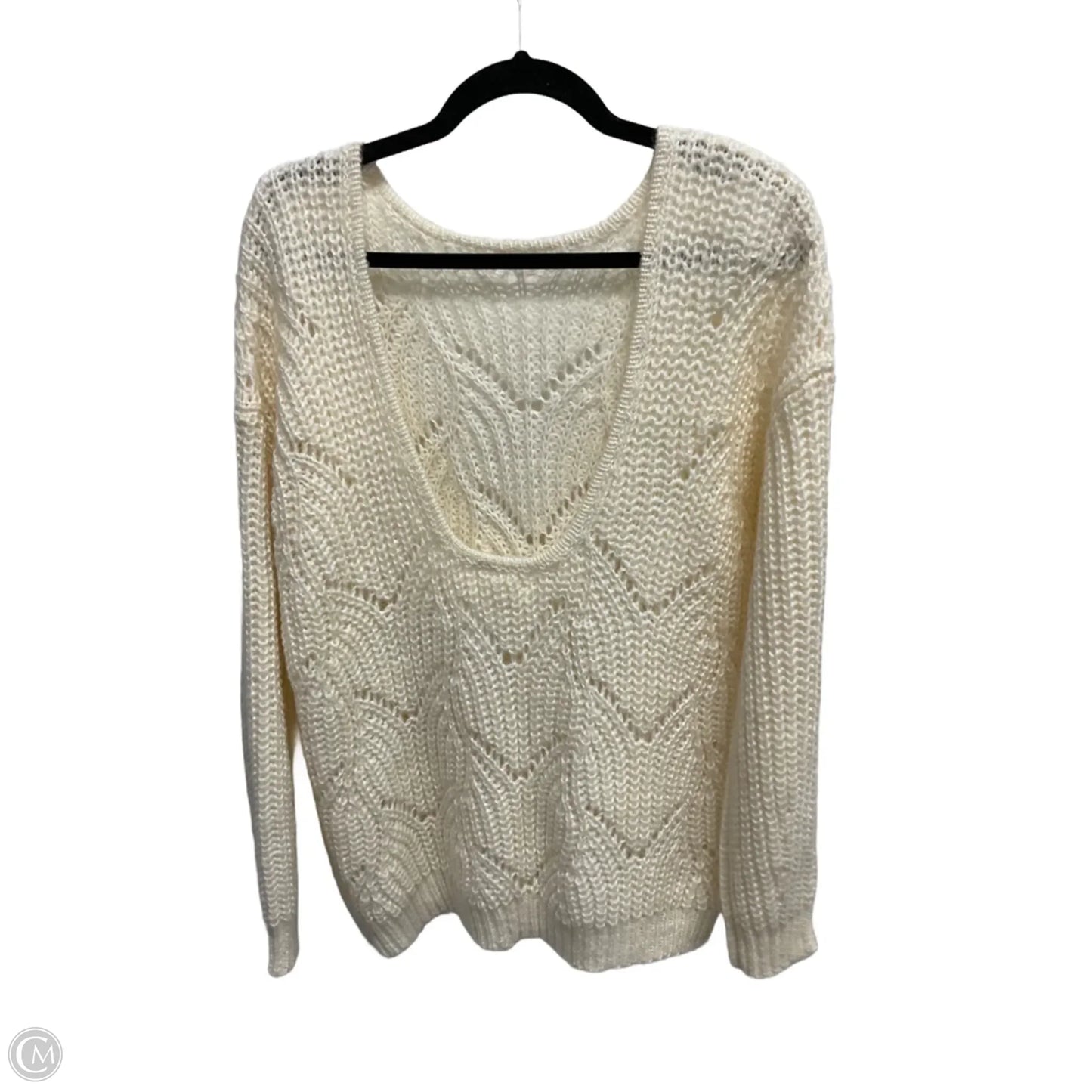 Sweater By Bohme In Cream, Size: L