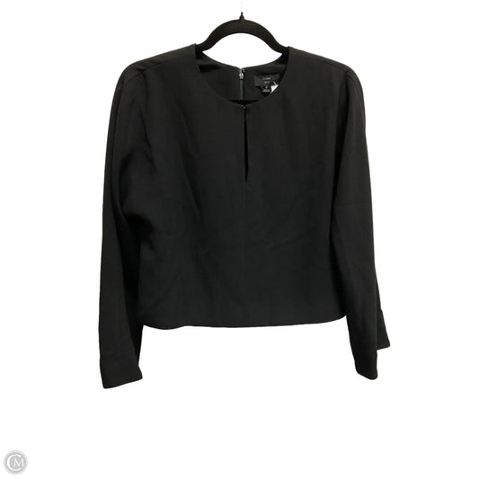 Blouse 3/4 Sleeve By J. Crew In Black, Size: S