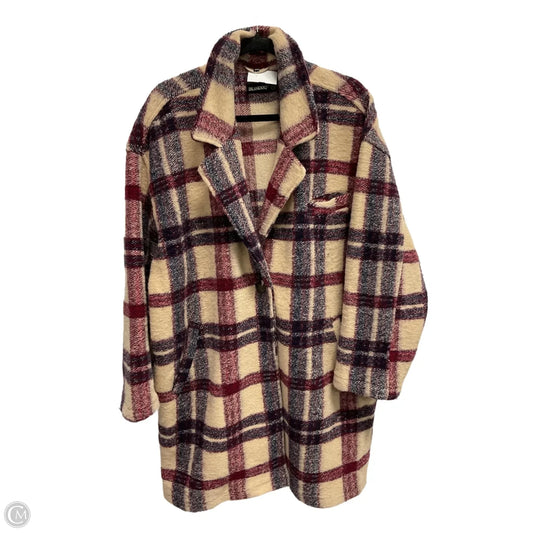 Jacket Faux Fur & Sherpa By Blanknyc In Plaid Pattern, Size: M
